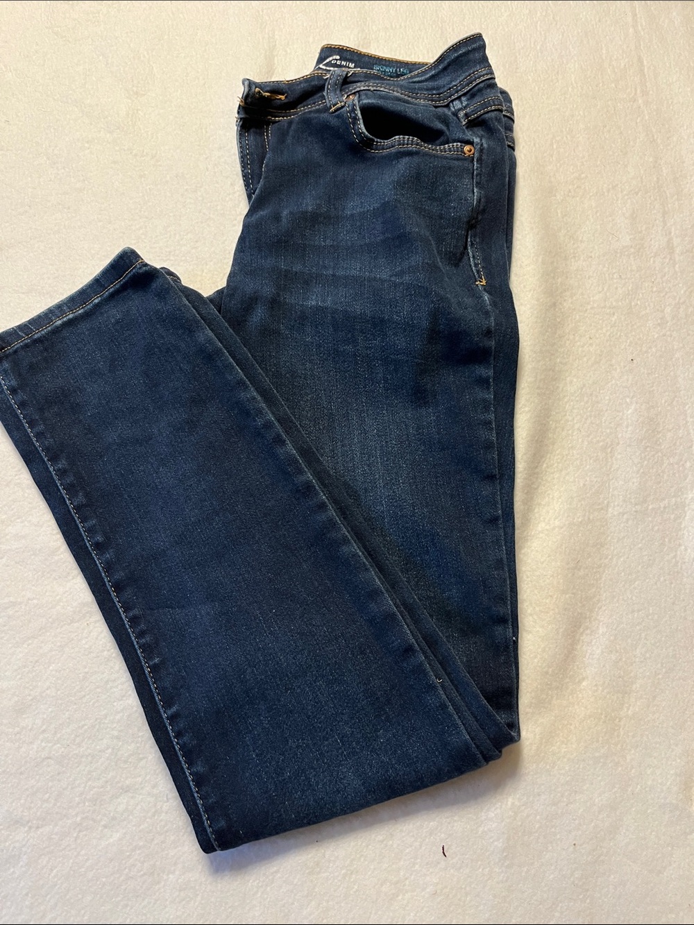 INC International Concepts Women's Dark Blue Skinny Jeans